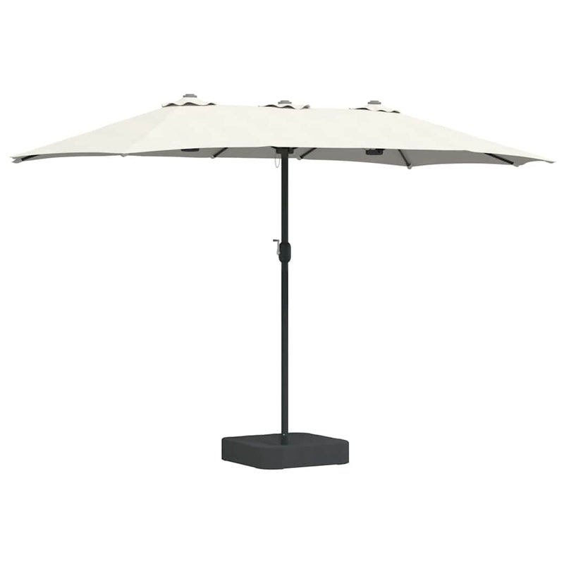 Load image into Gallery viewer, Vidaxl tuinparasol zand 385 x 209 x 244 cm polyester en staal
