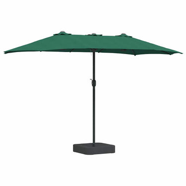 Vidaxl tuinparasol groen 385 x 209 x 244 cm polyester en staal