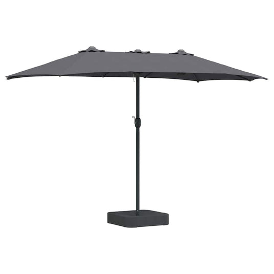 Vidaxl tuinparasol antraciet 385 x 209 x 244 cm polyester en staal