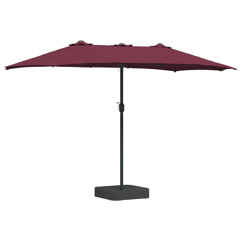 Load image into Gallery viewer, Vidaxl tuinparasol bordeaux rood 385 x 209 x 244 cm polyester en staal

