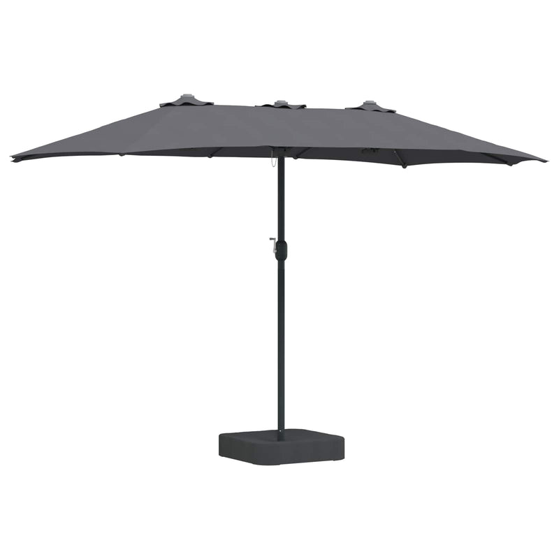 Load image into Gallery viewer, Vidaxl tuinparasol antraciet 385 x 209 x 244 cm polyester
