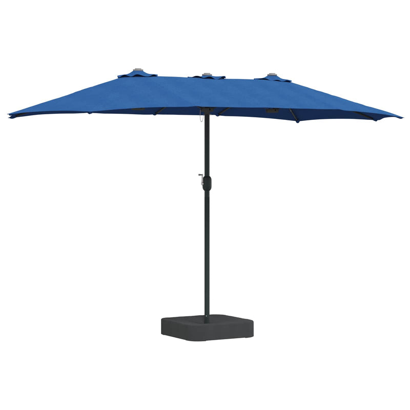 Load image into Gallery viewer, Vidaxl tuinparasol azurblauw 385 x 209 x 244 cm polyester
