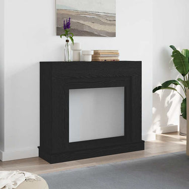Vidaxl haardombouw 100x30x87,5 cm spaanplaat zwart eikenkleurig
