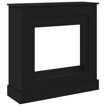 Vidaxl haardombouw 90x30x90 cm spaanplaat zwart eikenkleurig