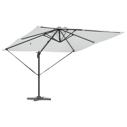 Vidaxl parasol zand 286 x 284 x 270 cm aluminium en polyester