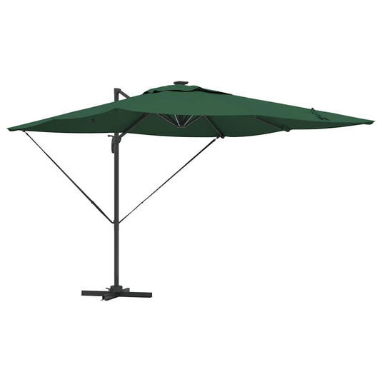 Vidaxl parasol groen 286 x 284 x 270 cm aluminium en polyester