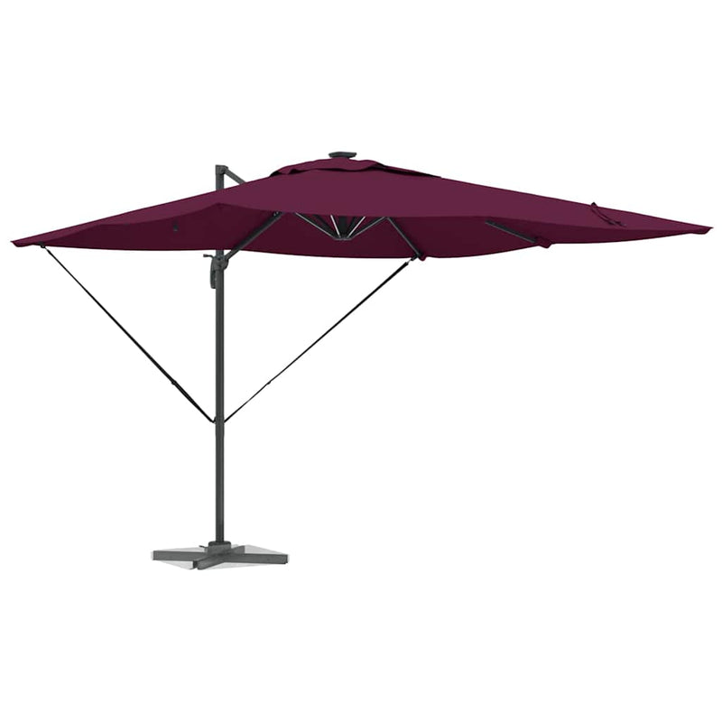Load image into Gallery viewer, Vidaxl parasol bordeaux rood 286 x 284 x 270 cm aluminium en polyester
