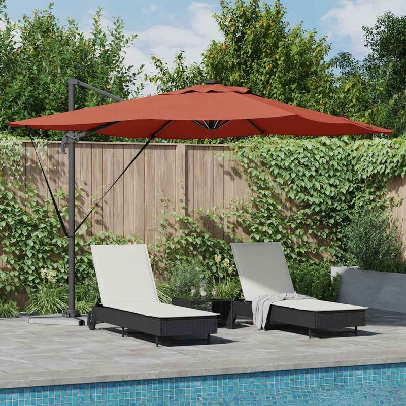 Load image into Gallery viewer, Vidaxl parasol terracotta 286 x 284 x 270 cm aluminium en polyester
