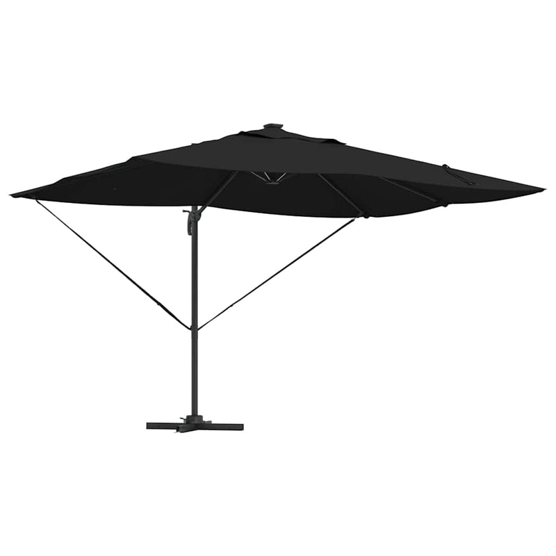 Load image into Gallery viewer, Vidaxl parasol zwart 352 x 251 x 265 cm polyester en aluminium
