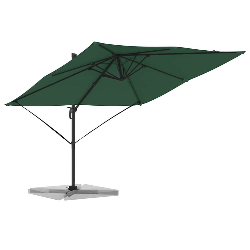 Load image into Gallery viewer, Vidaxl roma parasol groen 286 x 284 x 265 cm aluminium en polyester
