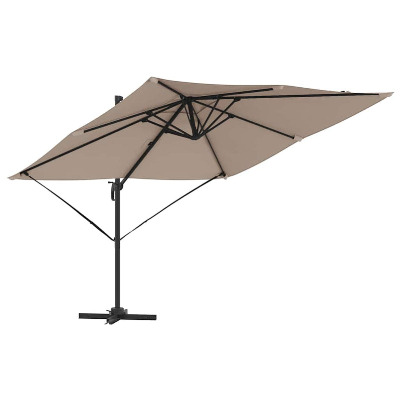 Load image into Gallery viewer, Vidaxl roma parasol taupe 286 x 284 x 265 cm aluminium en polyester
