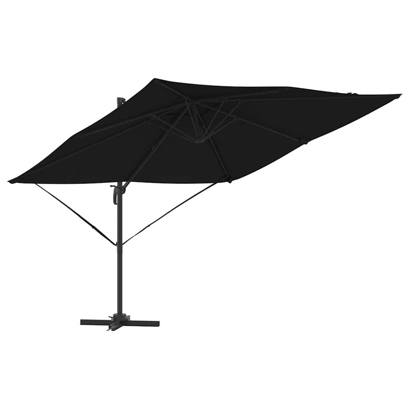 Load image into Gallery viewer, Vidaxl roma parasol zwart 286 x 284 x 265 cm aluminium en polyester
