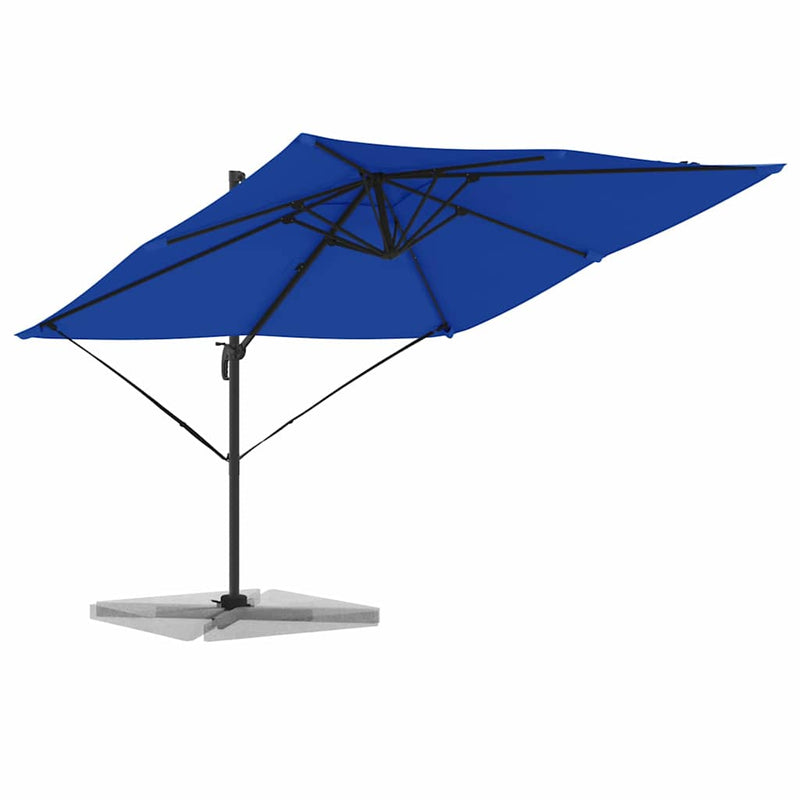 Load image into Gallery viewer, Vidaxl roma parasol blauw 286 x 284 x 265 cm aluminium en polyester
