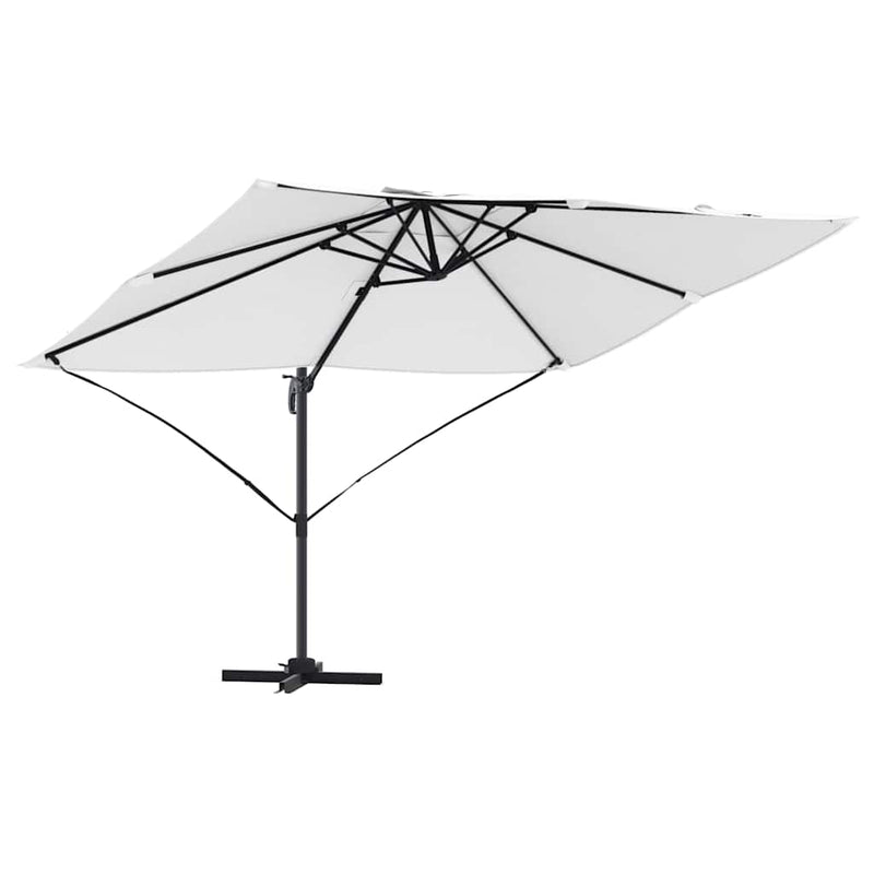 Load image into Gallery viewer, Vidaxl parasol zand 351 x 250 x 260 cm polyester en aluminium
