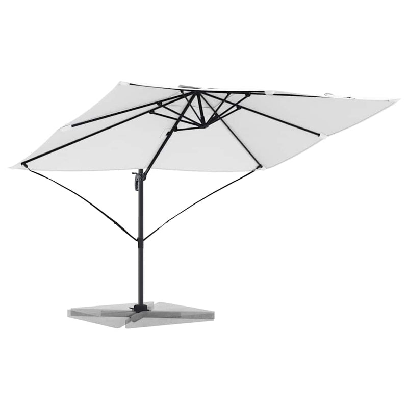 Load image into Gallery viewer, Vidaxl parasol zand 351 x 250 x 260 cm polyester en aluminium
