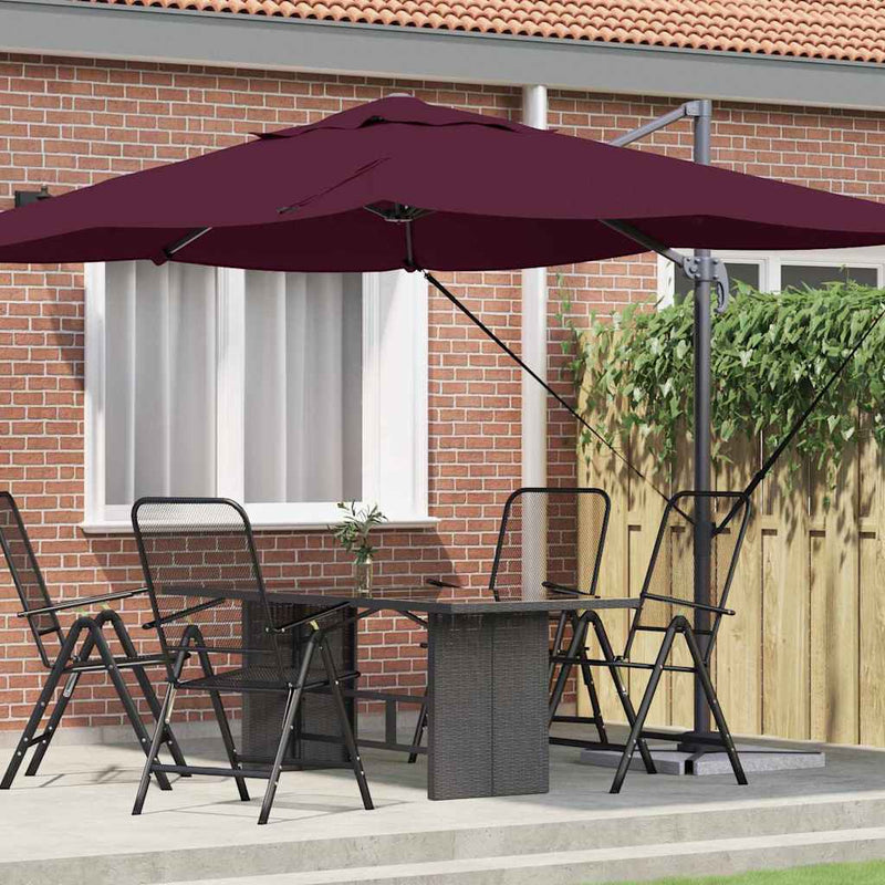 Load image into Gallery viewer, Vidaxl parasol bordeaux rood 351 x 250 x 260 cm polyester en aluminium
