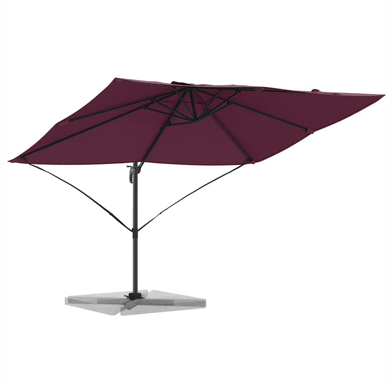 Load image into Gallery viewer, Vidaxl parasol bordeaux rood 351 x 250 x 260 cm polyester en aluminium
