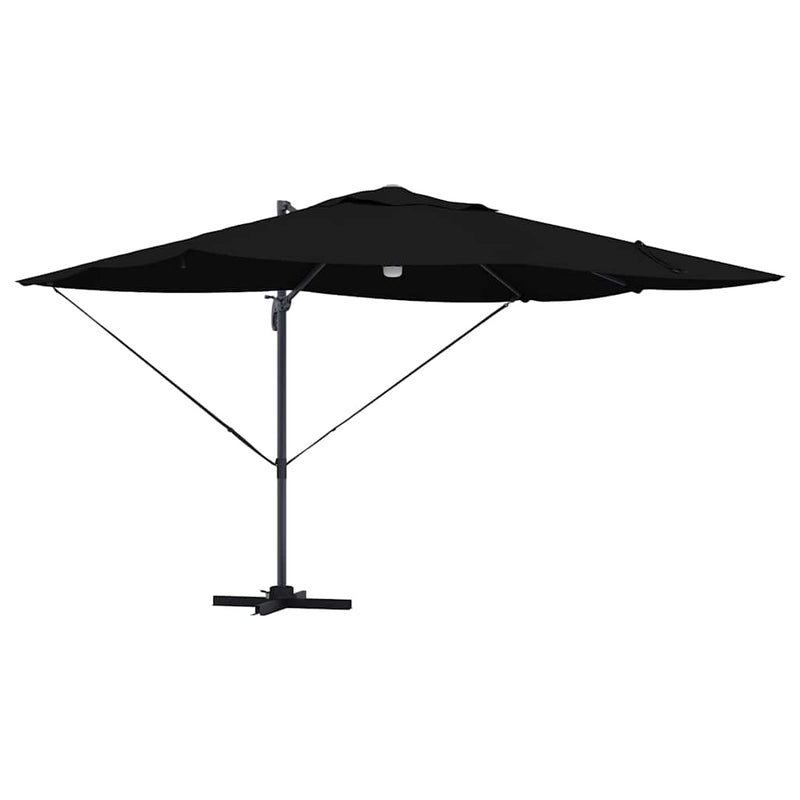 Load image into Gallery viewer, Vidaxl parasol zwart 351 x 250 x 253 cm polyester en aluminium
