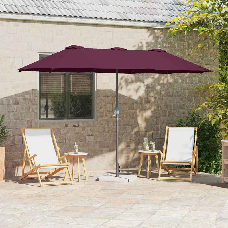 Load image into Gallery viewer, Vidaxl tuinparasol bordeaux rood 370 x 197 x 239 cm
