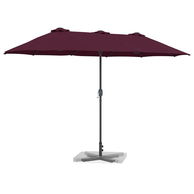 Load image into Gallery viewer, Vidaxl tuinparasol bordeaux rood 370 x 197 x 239 cm
