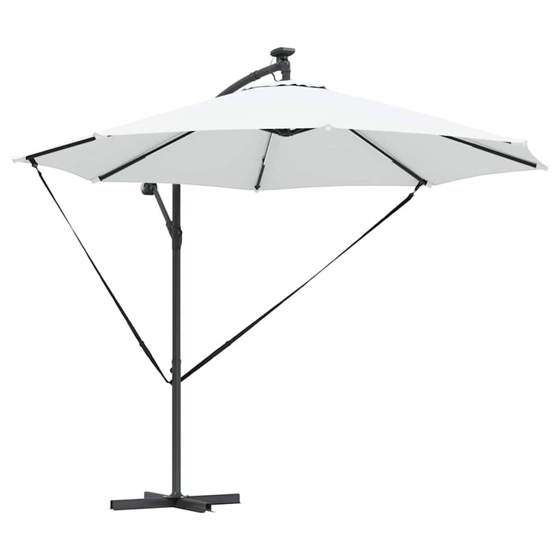 Load image into Gallery viewer, Vidaxl parasol zand 294 x 294 x 248 cm polyester en aluminium
