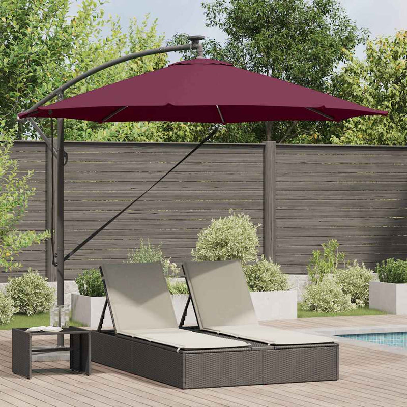 Load image into Gallery viewer, Vidaxl parasol bordeaux rood 294 x 294 x 248 cm polyester en aluminium
