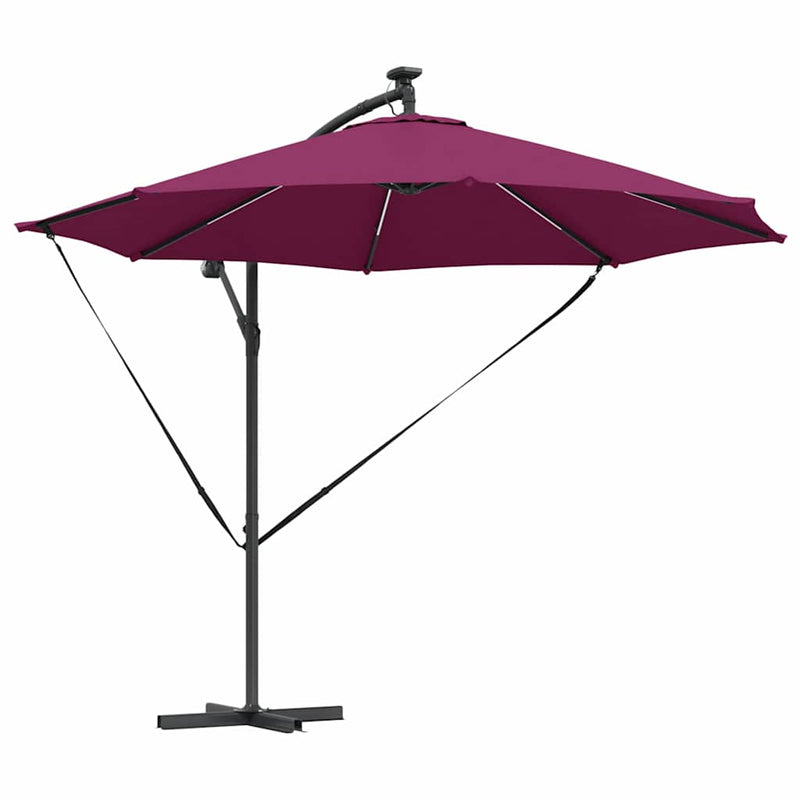 Load image into Gallery viewer, Vidaxl parasol bordeaux rood 294 x 294 x 248 cm polyester en aluminium
