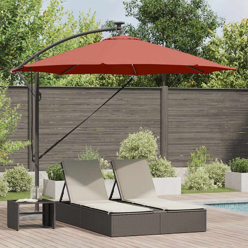 Load image into Gallery viewer, Vidaxl parasol terracotta 294 x 294 x 248 cm polyester en aluminium
