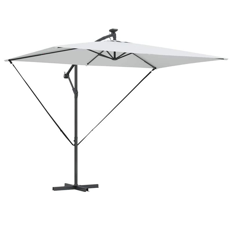 Load image into Gallery viewer, Vidaxl parasol zand 294 x 200 x 270 cm polyester en aluminium
