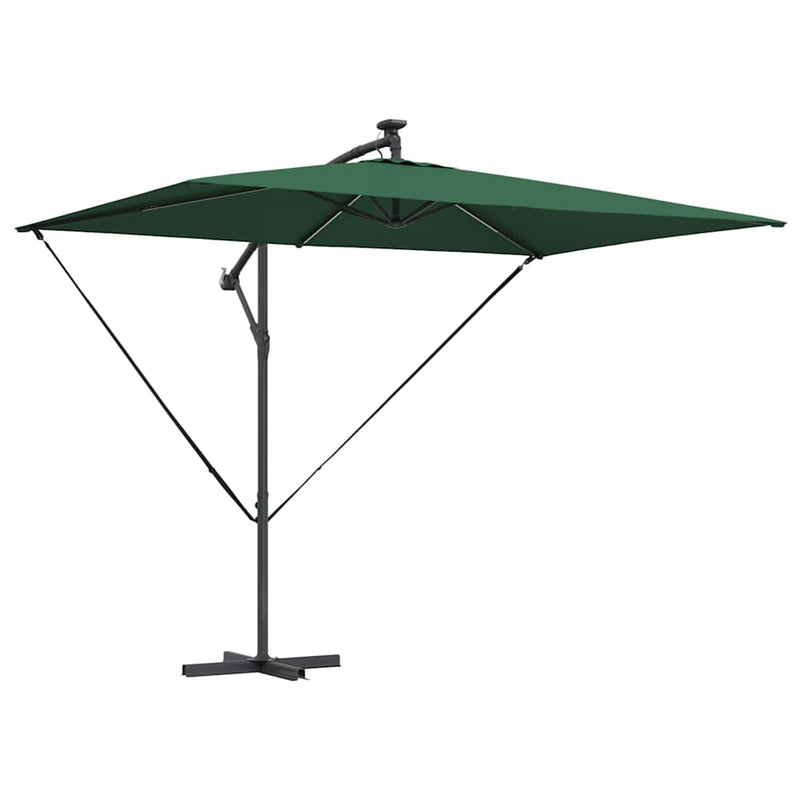 Load image into Gallery viewer, Vidaxl parasol groen 294 x 200 x 270 cm polyester en aluminium
