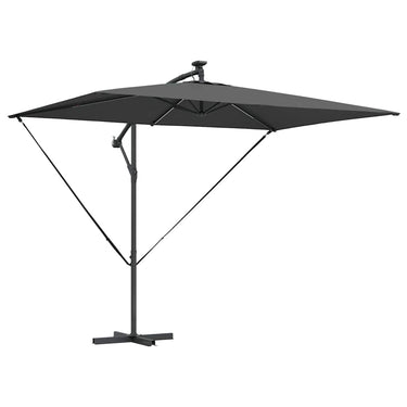 Vidaxl parasol antraciet 294 x 200 x 270 cm polyester en aluminium