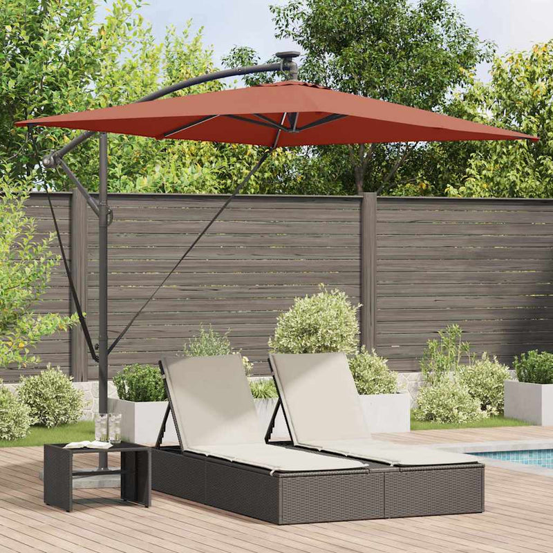 Load image into Gallery viewer, Vidaxl parasol terracotta 294 x 200 x 270 cm polyester en aluminium
