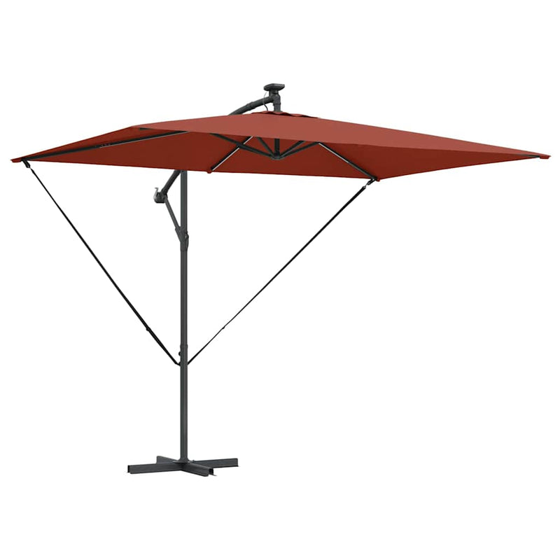 Load image into Gallery viewer, Vidaxl parasol terracotta 294 x 200 x 270 cm polyester en aluminium
