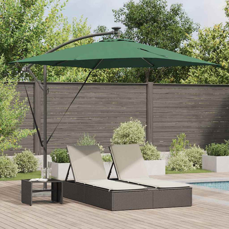 Load image into Gallery viewer, Vidaxl cantilever banana parasol groen 249 x 249 x 250 cm
