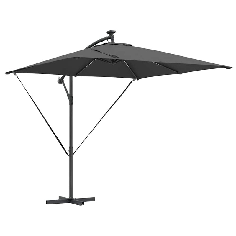 Load image into Gallery viewer, Vidaxl cantilever banana parasol antraciet 249 x 249 x 250 cm

