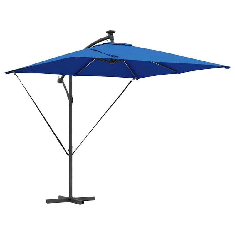 Load image into Gallery viewer, Vidaxl cantilever banana parasol blauw 249 x 249 x 250 cm
