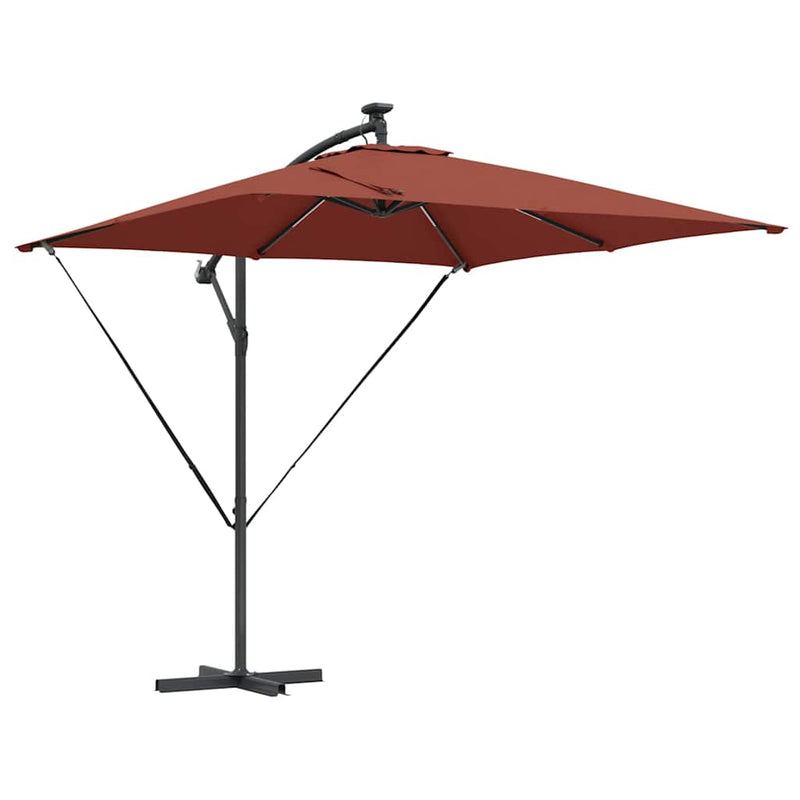 Load image into Gallery viewer, Vidaxl cantilever banana parasol terracotta 249 x 249 x 250 cm
