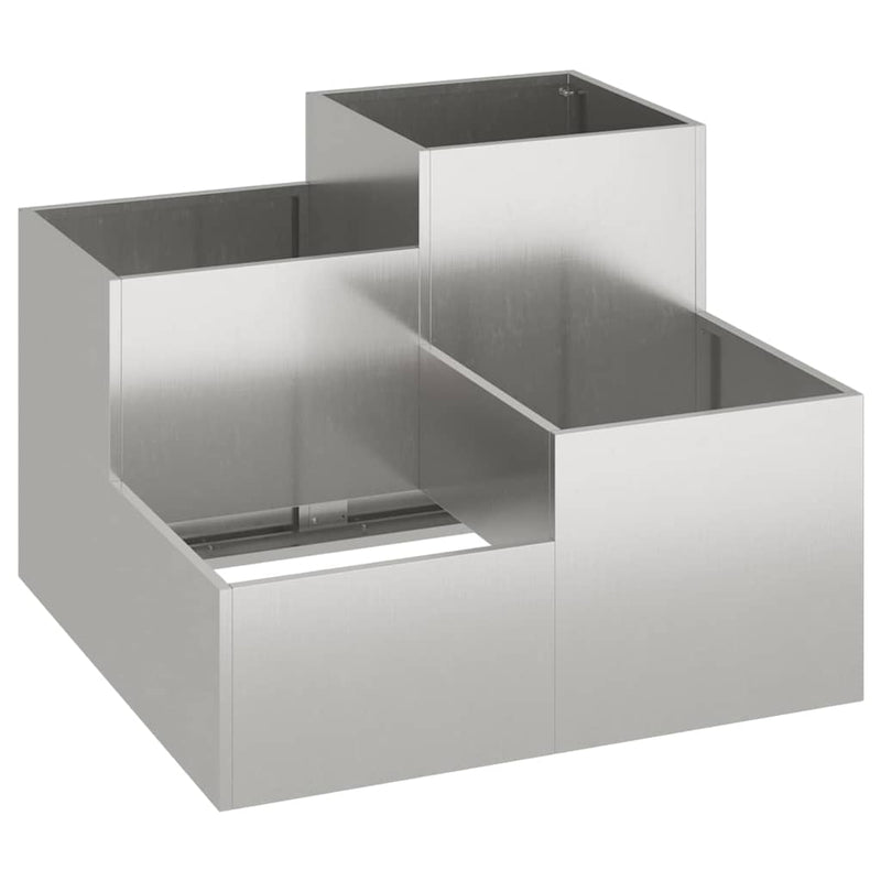 Load image into Gallery viewer, Vidaxl tuin bloempot roestig 100 x 100 x 60 cm cortenstaal

