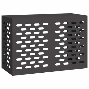 Vidaxl airconditioner hoes zwart 90 x 40 x 60 cm staal