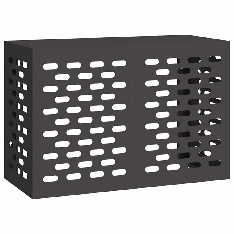Load image into Gallery viewer, Vidaxl airconditioner hoes zwart 90 x 40 x 60 cm staal
