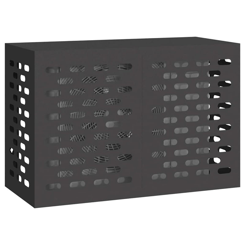 Load image into Gallery viewer, Vidaxl airconditioner hoes zwart 90 x 40 x 60 cm staal
