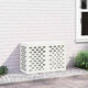 Vidaxl airconditioner hoes wit 90 x 40 x 60 cm staal