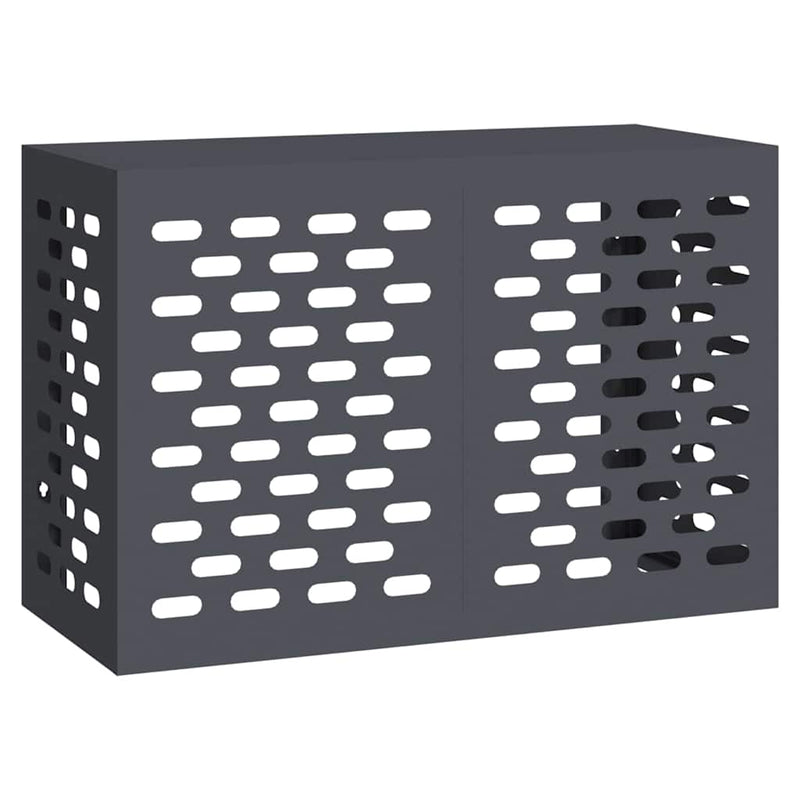 Load image into Gallery viewer, Vidaxl airconditioner hoes antraciet 90 x 40 x 60 cm staal
