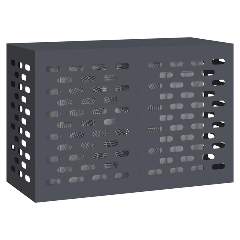 Load image into Gallery viewer, Vidaxl airconditioner hoes antraciet 90 x 40 x 60 cm staal
