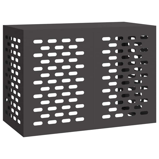 Vidaxl airconditioner hoes zwart 100 x 50 x 70 cm staal