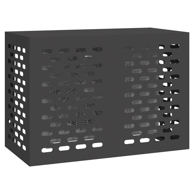 Load image into Gallery viewer, Vidaxl airconditioner hoes zwart 100 x 50 x 70 cm staal
