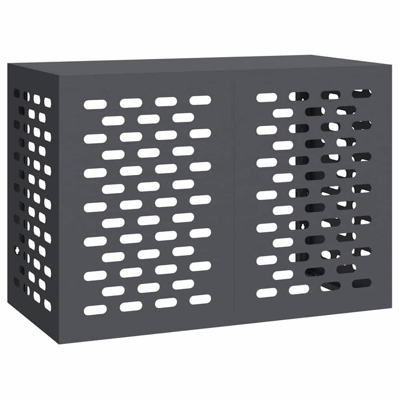 Load image into Gallery viewer, Vidaxl airconditioner hoes antraciet 100 x 50 x 70 cm staal
