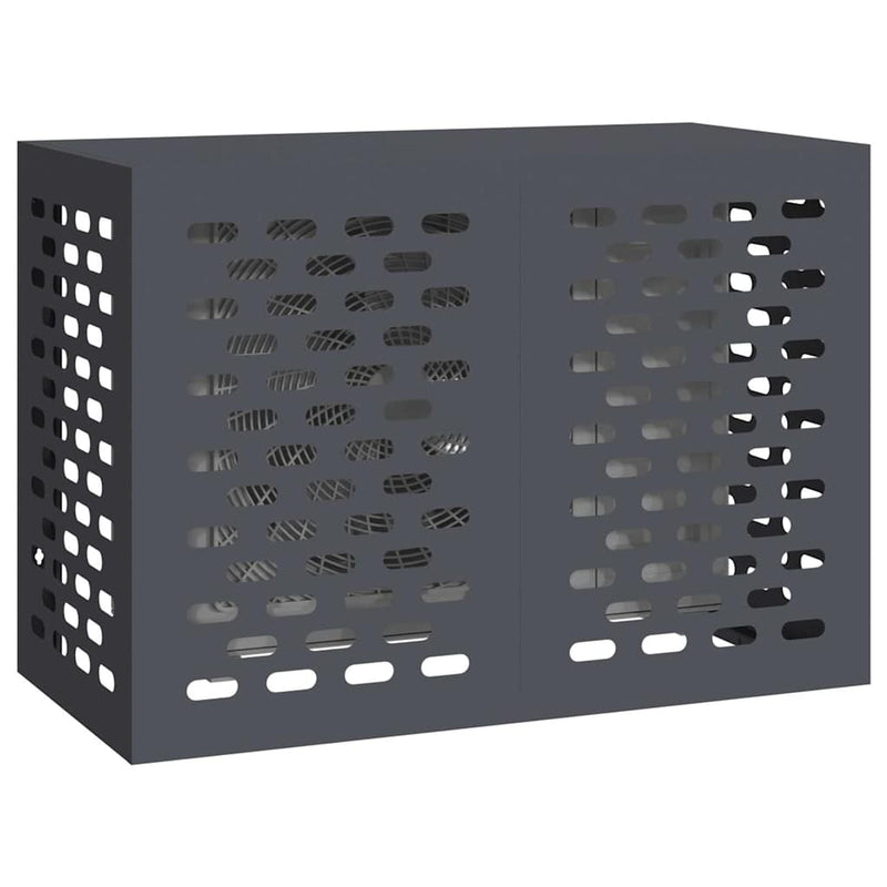 Load image into Gallery viewer, Vidaxl airconditioner hoes antraciet 100 x 50 x 70 cm staal
