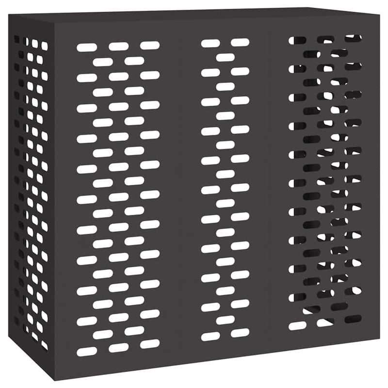 Load image into Gallery viewer, Vidaxl airconditioner hoes zwart 110 x 50 x 105 cm staal

