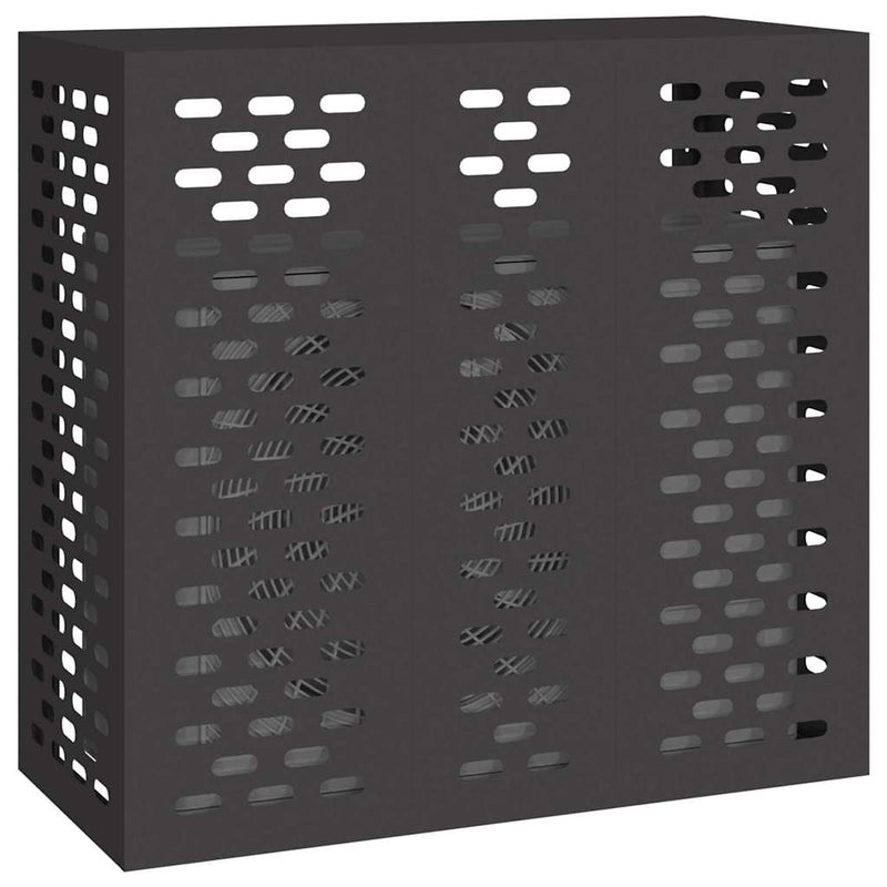 Load image into Gallery viewer, Vidaxl airconditioner hoes zwart 110 x 50 x 105 cm staal
